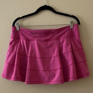 Lululemon Pace Rival Midrise Skirt Pink